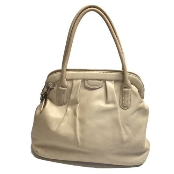 Banana Republic Leather Carryall Bag Shoulder Tote - Picture 4 of 11